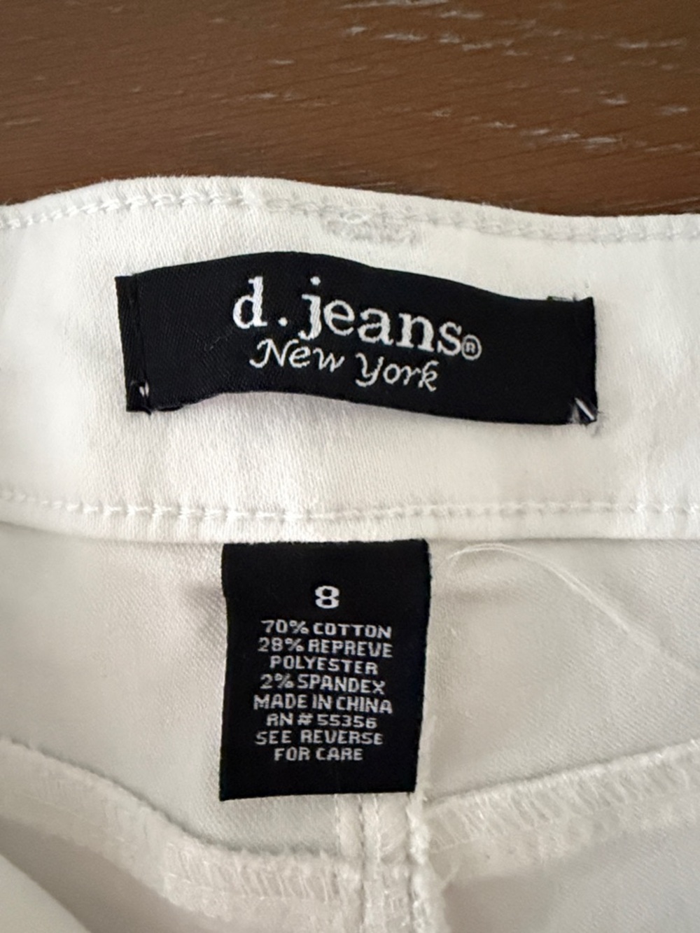 D Jeans White Slim Jeans - Picture 2 of 6